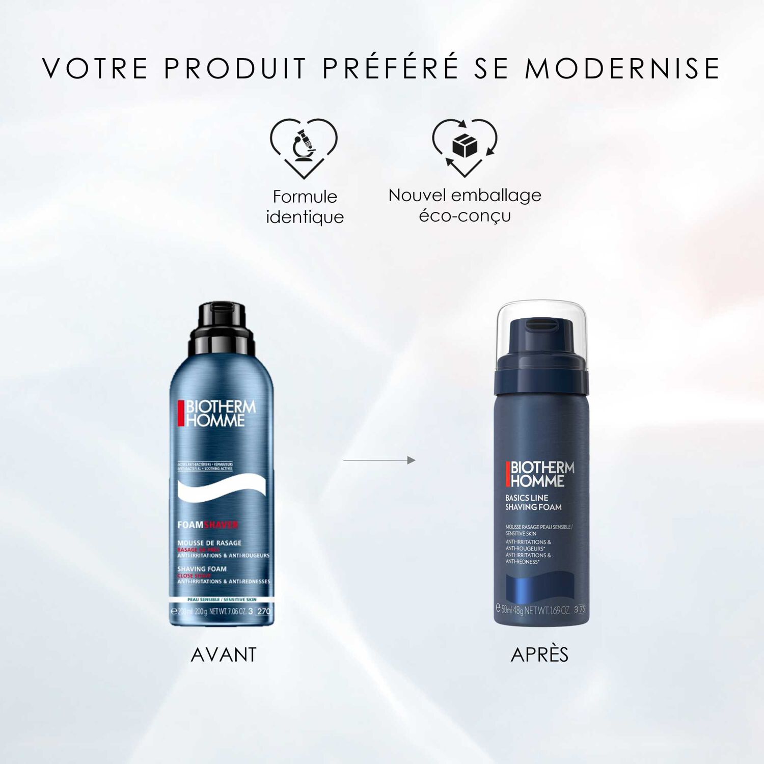Biotherm Homme - Gel de Rasage Fraicheur pour Homme 150 ml