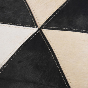 Tapis en cuir assemblé et cousu à la main NUGU