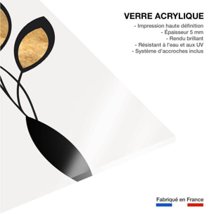 Tableau bouquet de bronze Tableau plexiglas