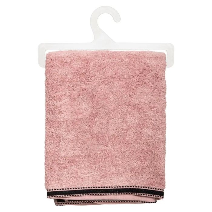 Drap de bain "Joia" - coton 550 gr/m² - rose 100x150 cm
