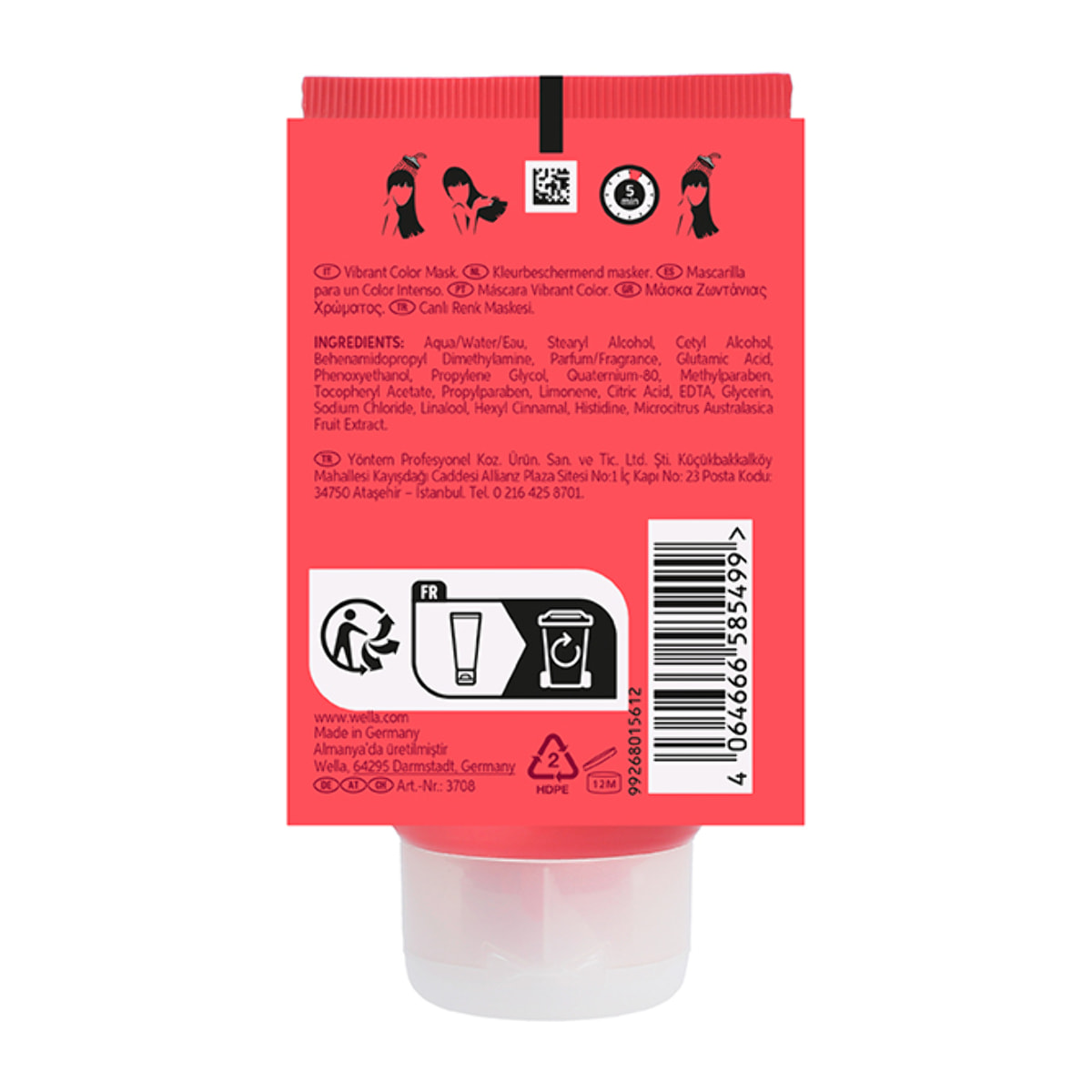 WELLA PROFESSIONALS Invigo Color Brilliance Maschera Capelli Sottili/Normali 75ml