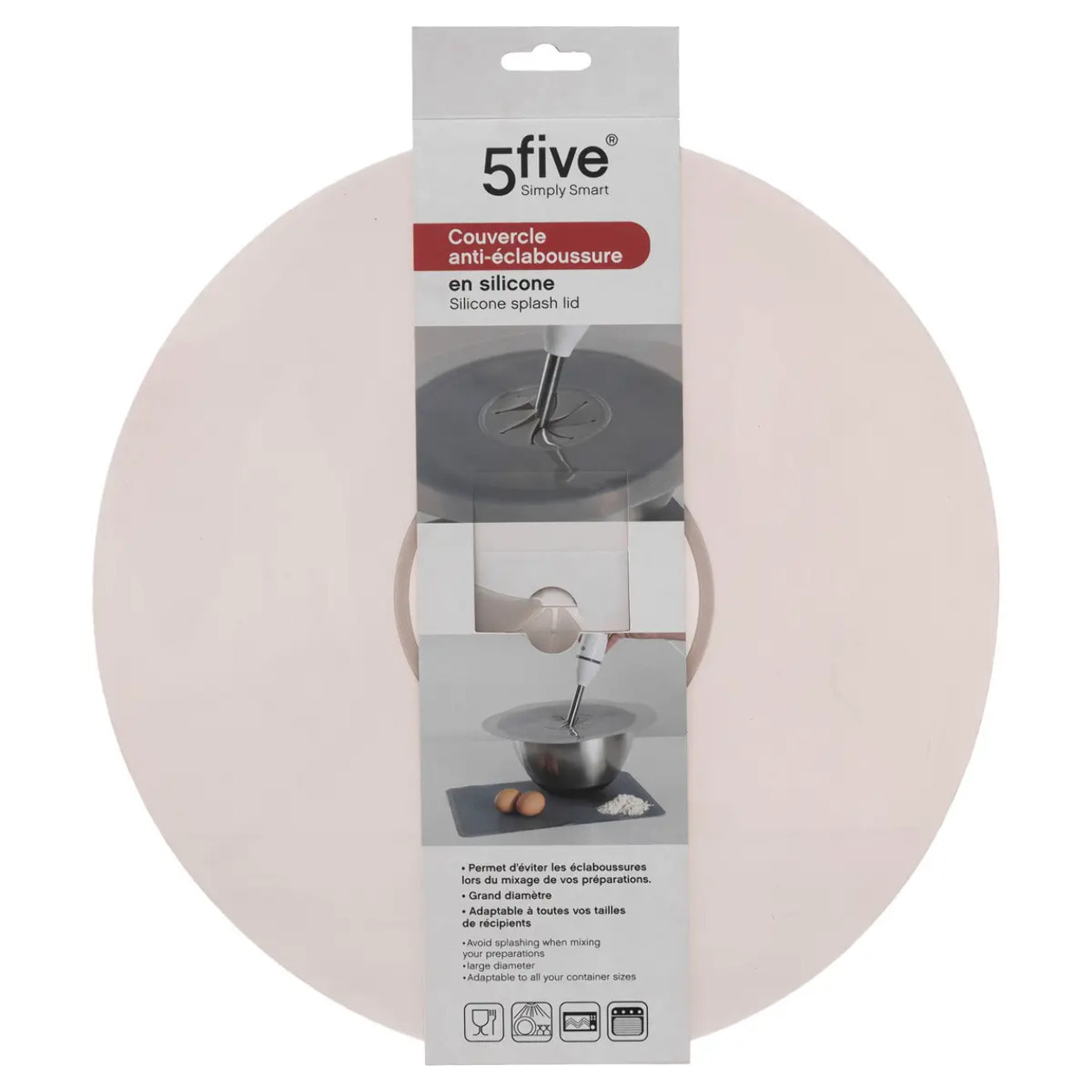 Couvercle silicone anti-éclaboussure 30 cm