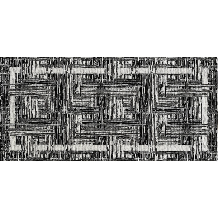 Passatoia Guida Tappeto Corridoio Nero