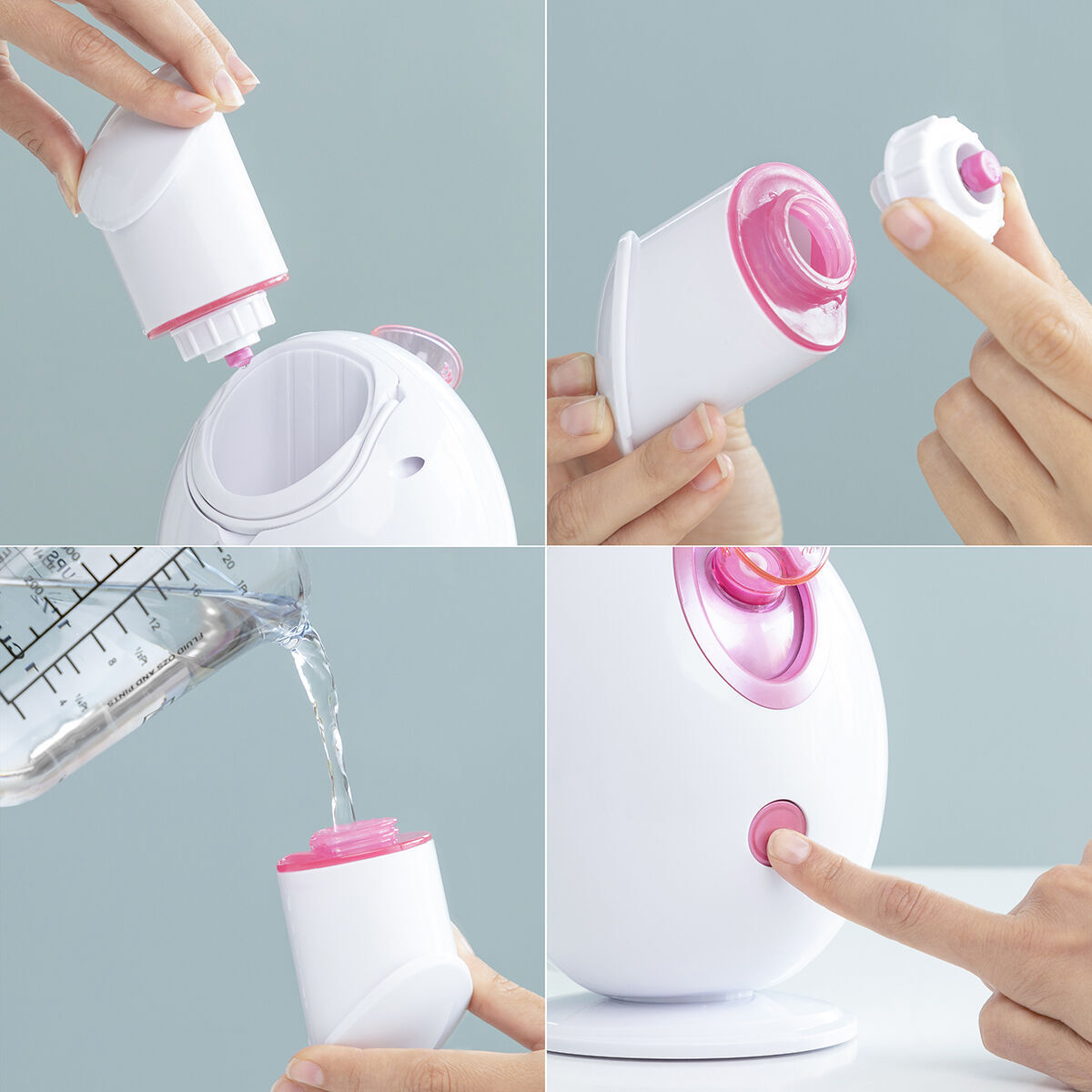 Pack Sauna Facial Électrique et Appareil Électrique pour Nettoyer le Visage des Points Noirs InnovaGoods