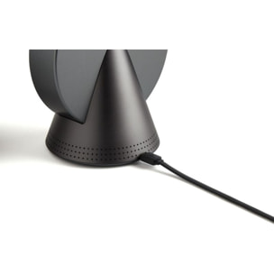 Radio réveil LEXON Conic Clock avec fonction Bluetooth Gris