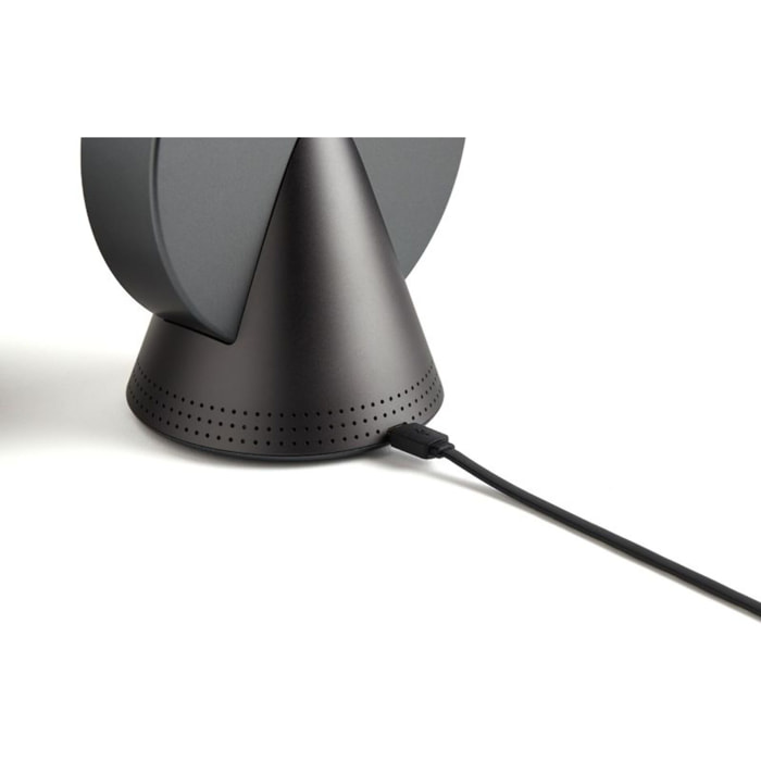 Radio réveil LEXON Conic Clock avec fonction Bluetooth Gris