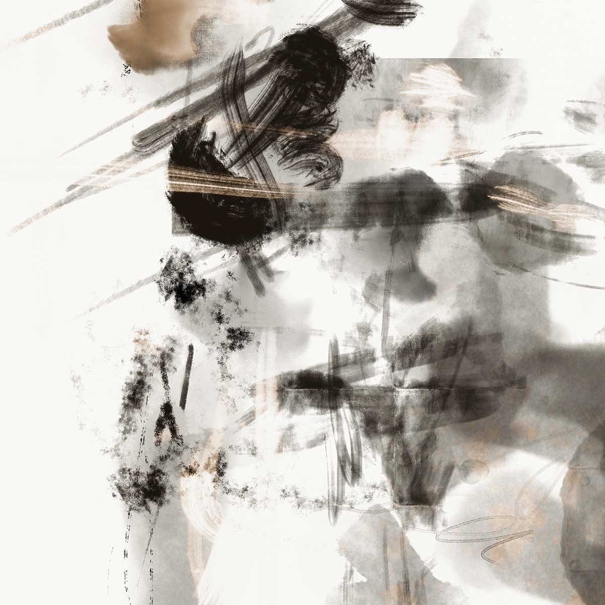 Tableau abstraite Chaos sauvage Tableau plexiglas