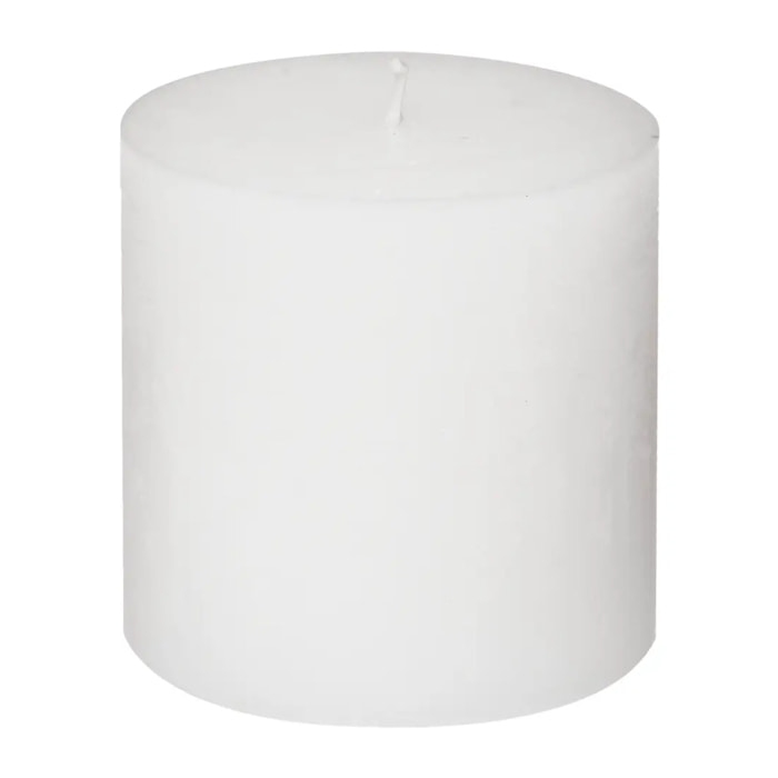 Bougie rustique "Olia" blanc 663g