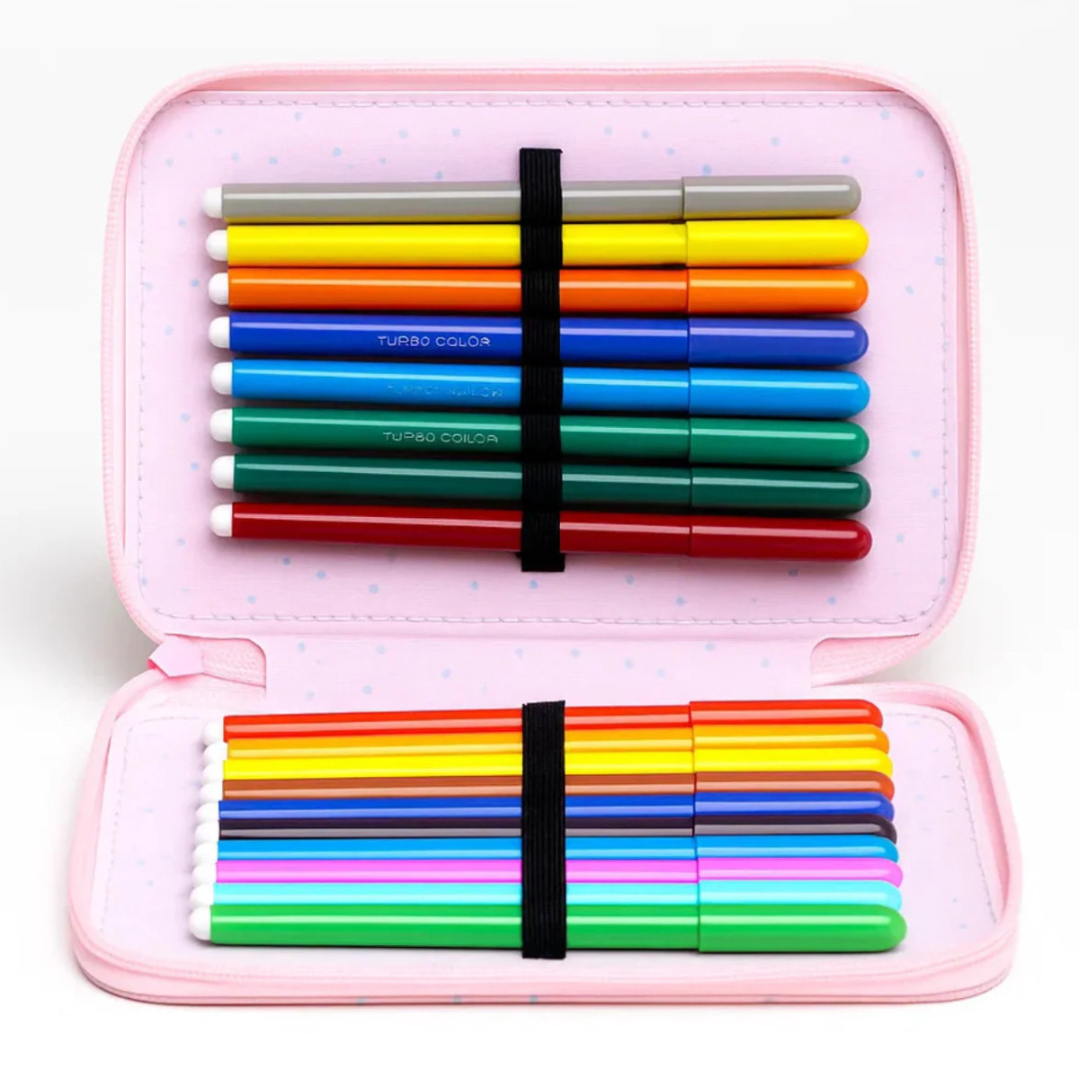 beSmart - ASTUCCIO TRIPLO 18+18 GIOTTO ABSTRACT ROSA