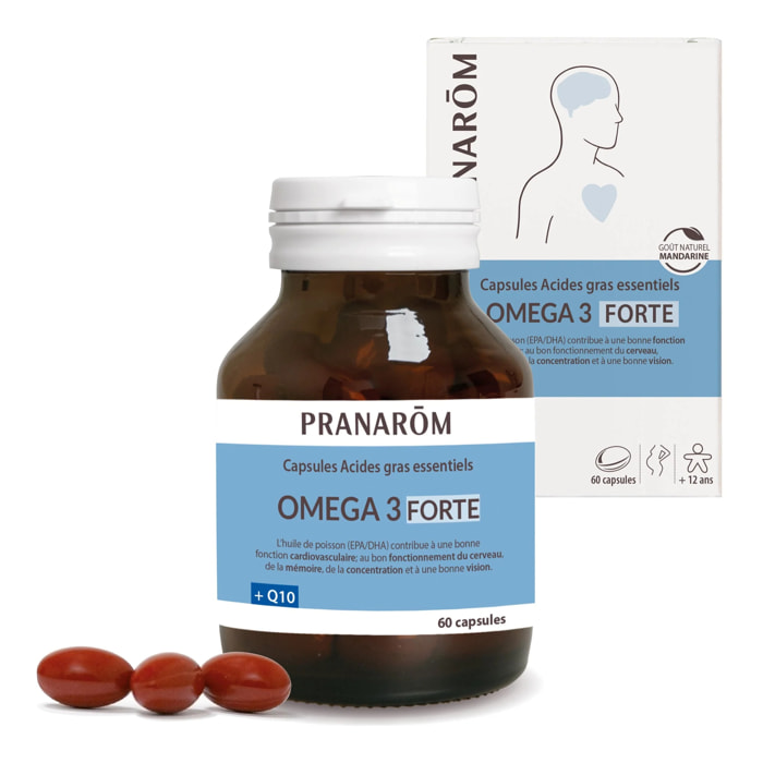 Pranarom - Capsules d'Omega 3 - Forte - Bio - 60 capsules