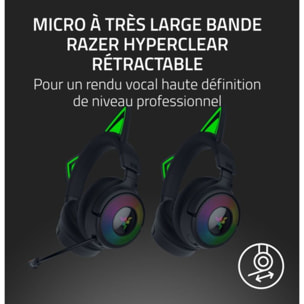 Casque gamer RAZER KRAKEN KITTY V3 PRO NOIR