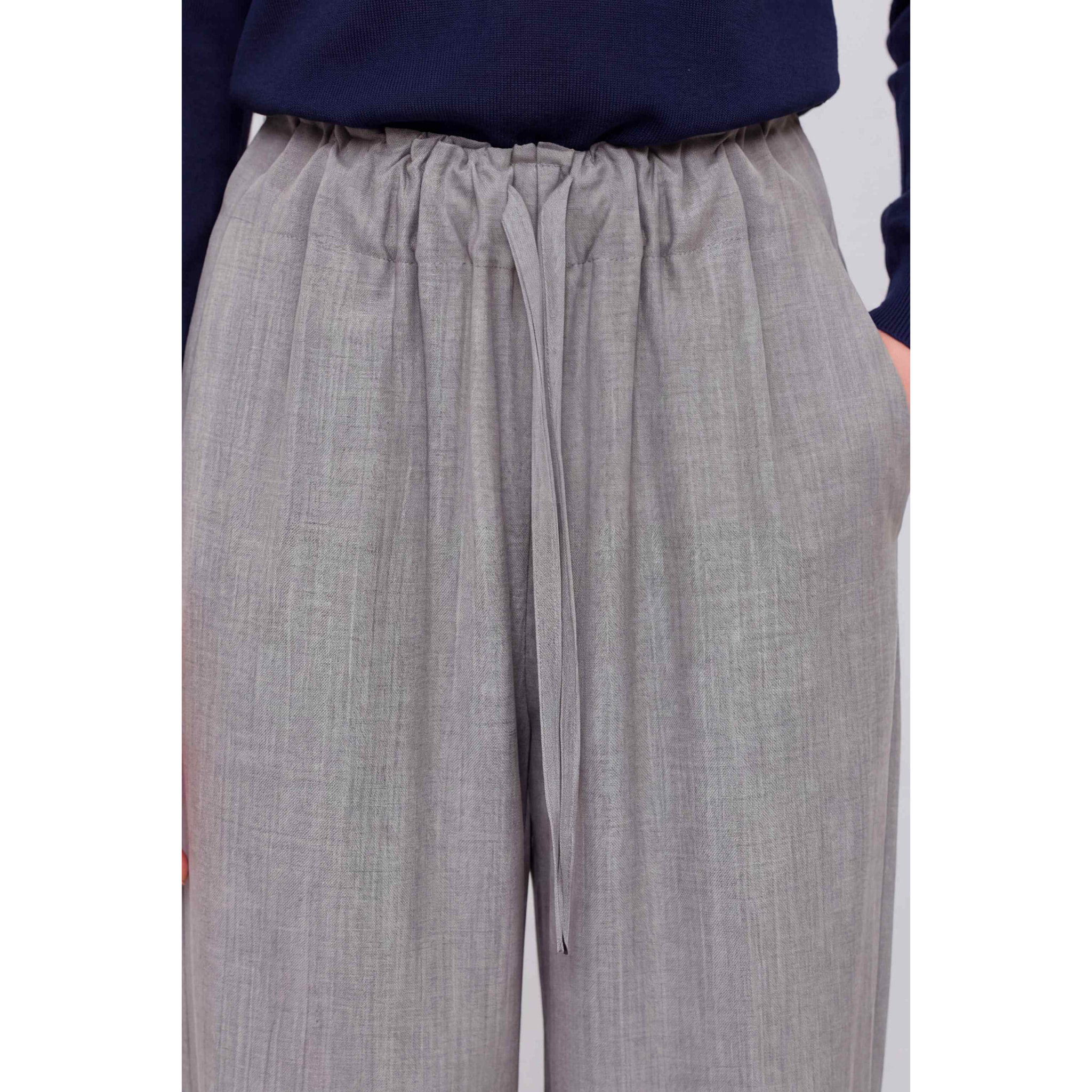 Kocca - Pantaloni da donna in viscosa con coulisse in vita Donna