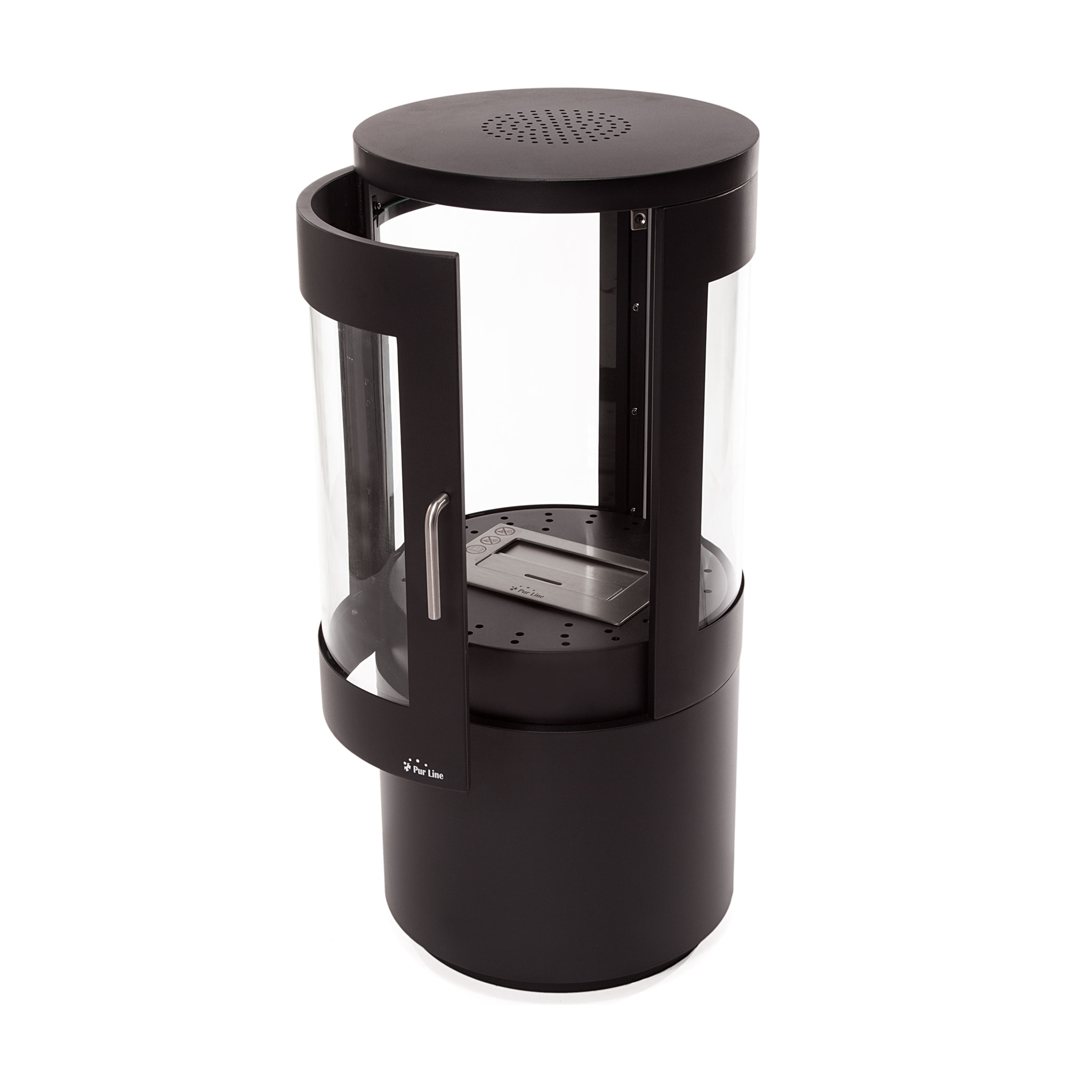 Poêle à éthanol 3kW en acier noir