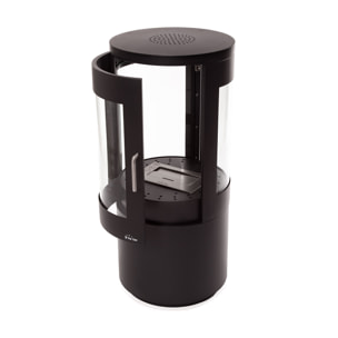 Poêle à éthanol 3kW en acier noir