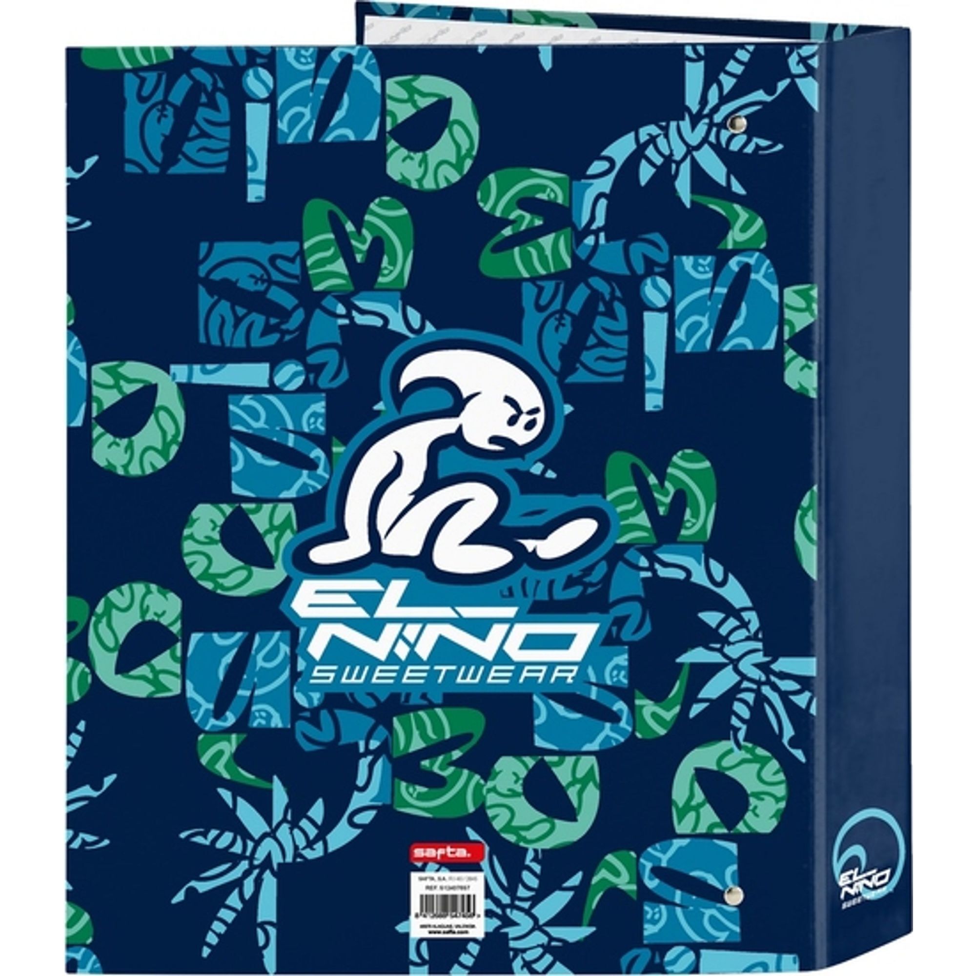 Carpeta f. 4 anillas 35mm lomo ancho el niño "glassy"