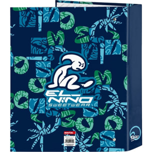 Carpeta f. 4 anillas 35mm lomo ancho el niño "glassy"