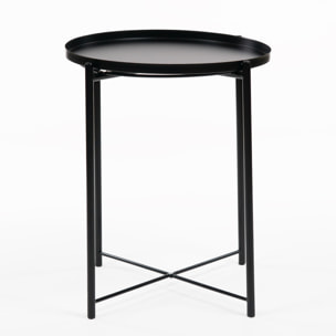 Mesa Auxiliar Nordic Plate Black