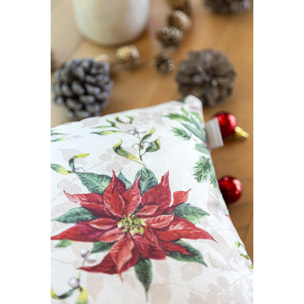 Lot de 2 housses de coussin en velour de Noël CHAMONIX 45x45 cm