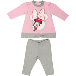 Ellepi Completo bimba felpa e pantaloncino Disney Minnie Lei Ellepi Rosa