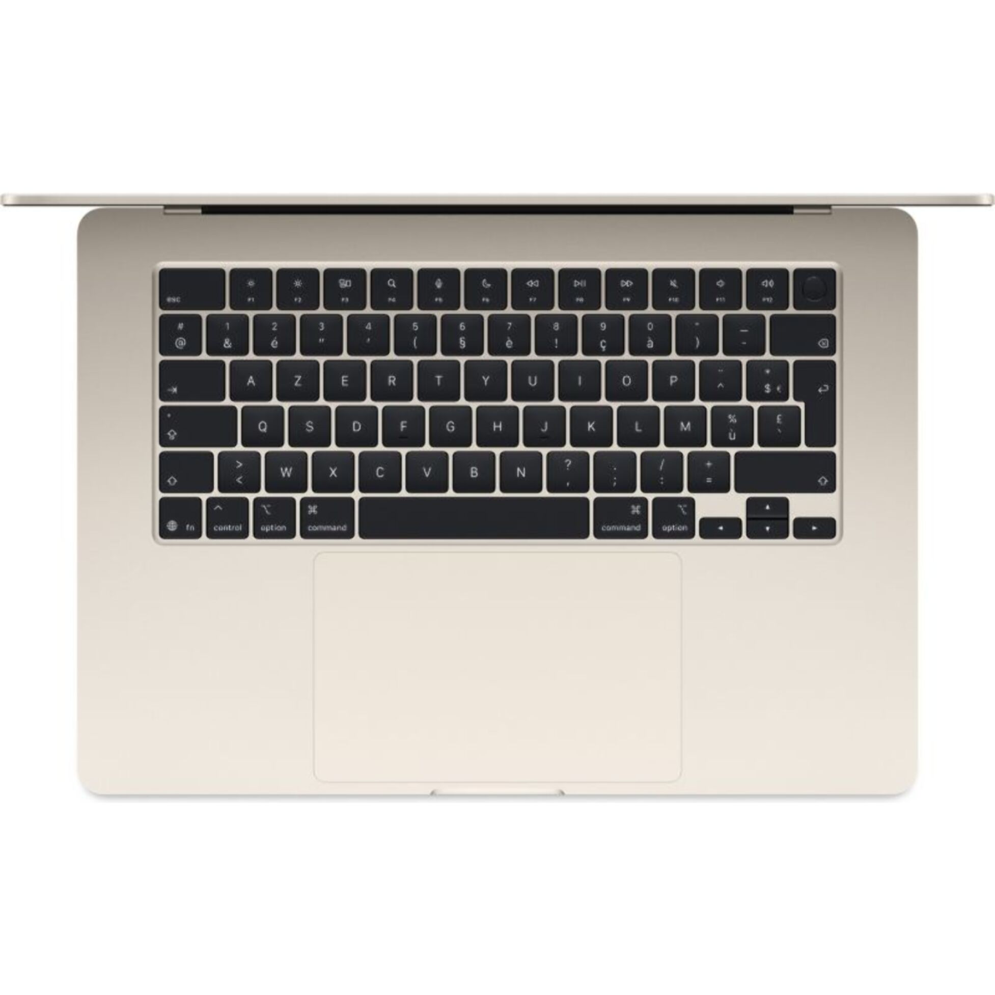 Ordinateur Apple MACBOOK Air 15" Puce M5 CPU 10 / GPU 10 coeurs Mémoire RAM 16Go Stockage 512Go SSD Lumière stellaire