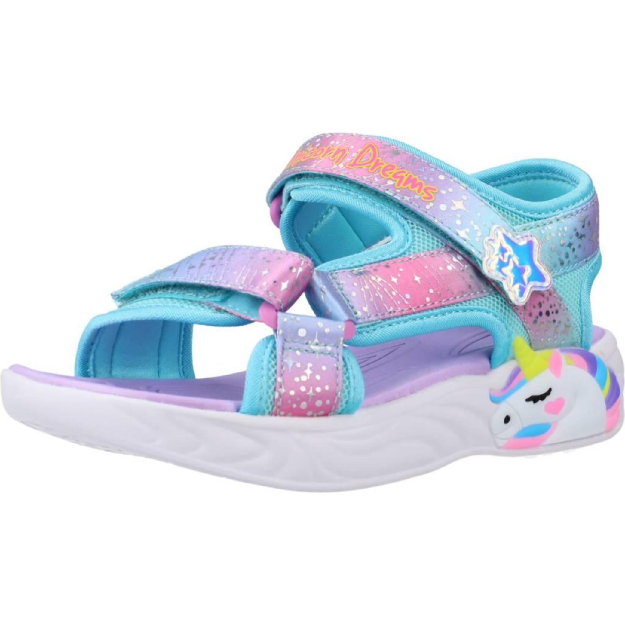 Sandalias Niña Unicorn Violeta