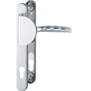 Ensemble de porte palière plaque étroite aileron Atlanta HOPPE 554/3346/1530 Argent F1 - Clé i - ent.8/92 56/70 - 2354494