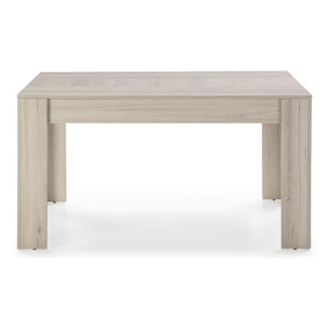 Mesa rectangular kloe 140x90 shamal/naturale/blanco