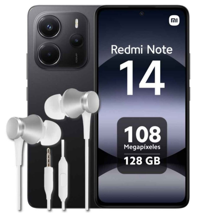 Xiaomi Redmi Note 14 4G Versión Global 8GB/256GB + Auriculares Xiaomi