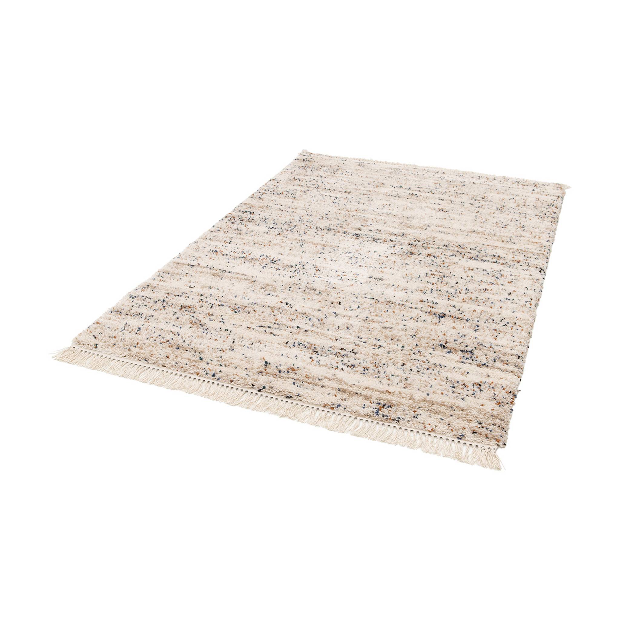 Tapis intérieur avec motif tacheté créme RICHIE