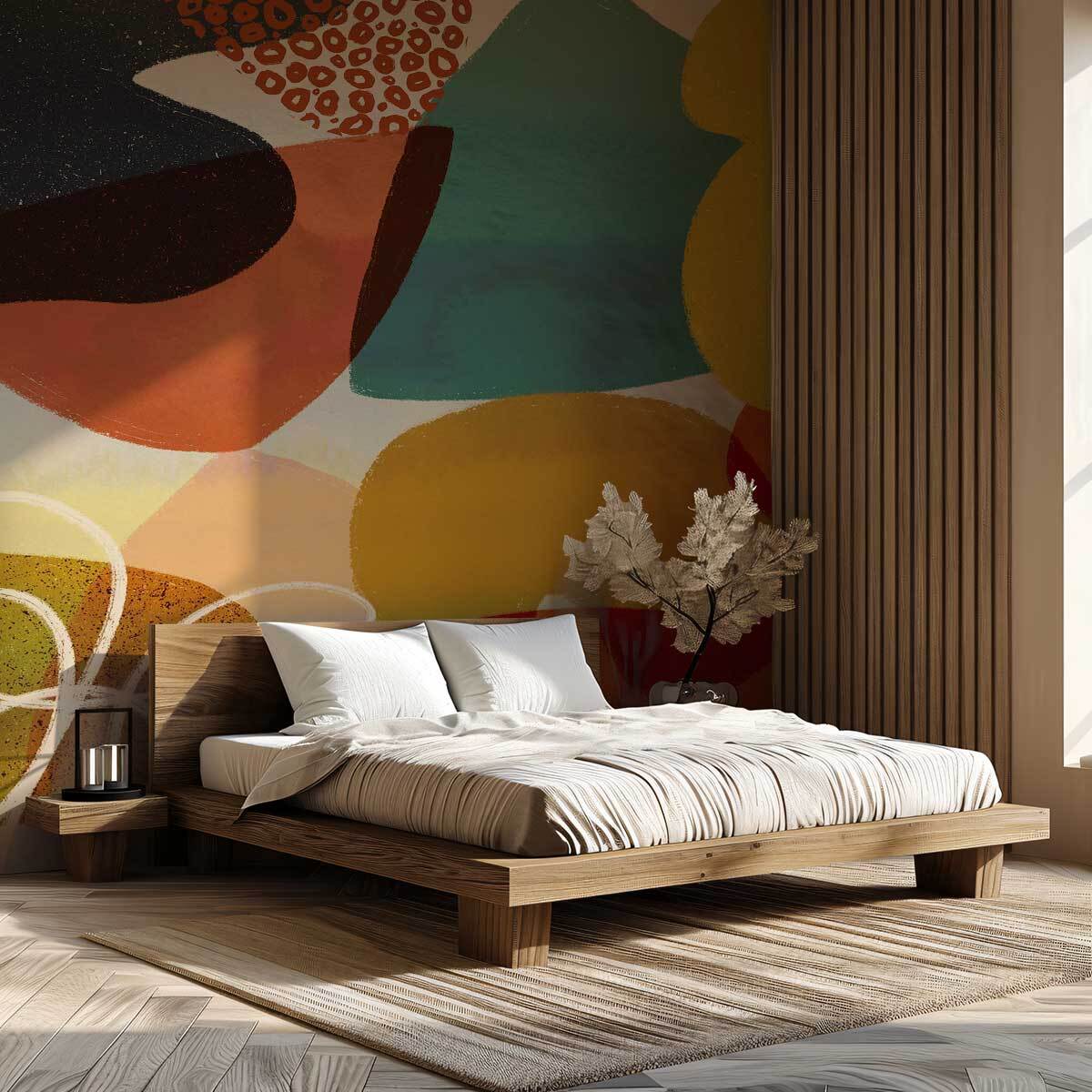 Papier peint  Explosion de Couleurs Intissé