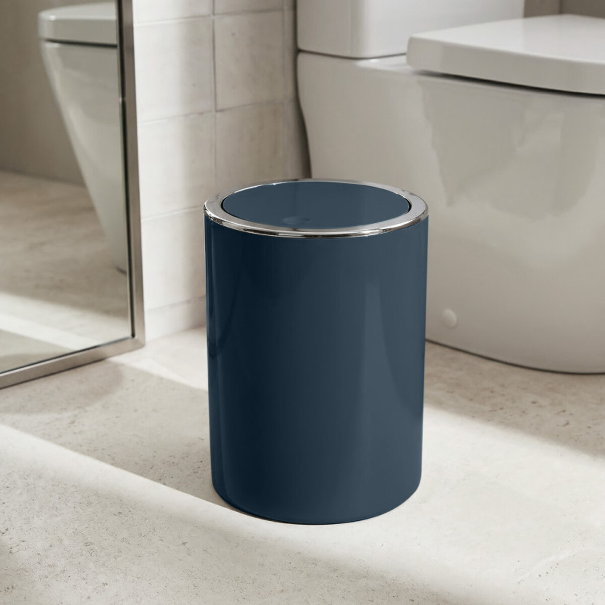 Poubelle à bascule KAMAKA 6L Pétrole MSV