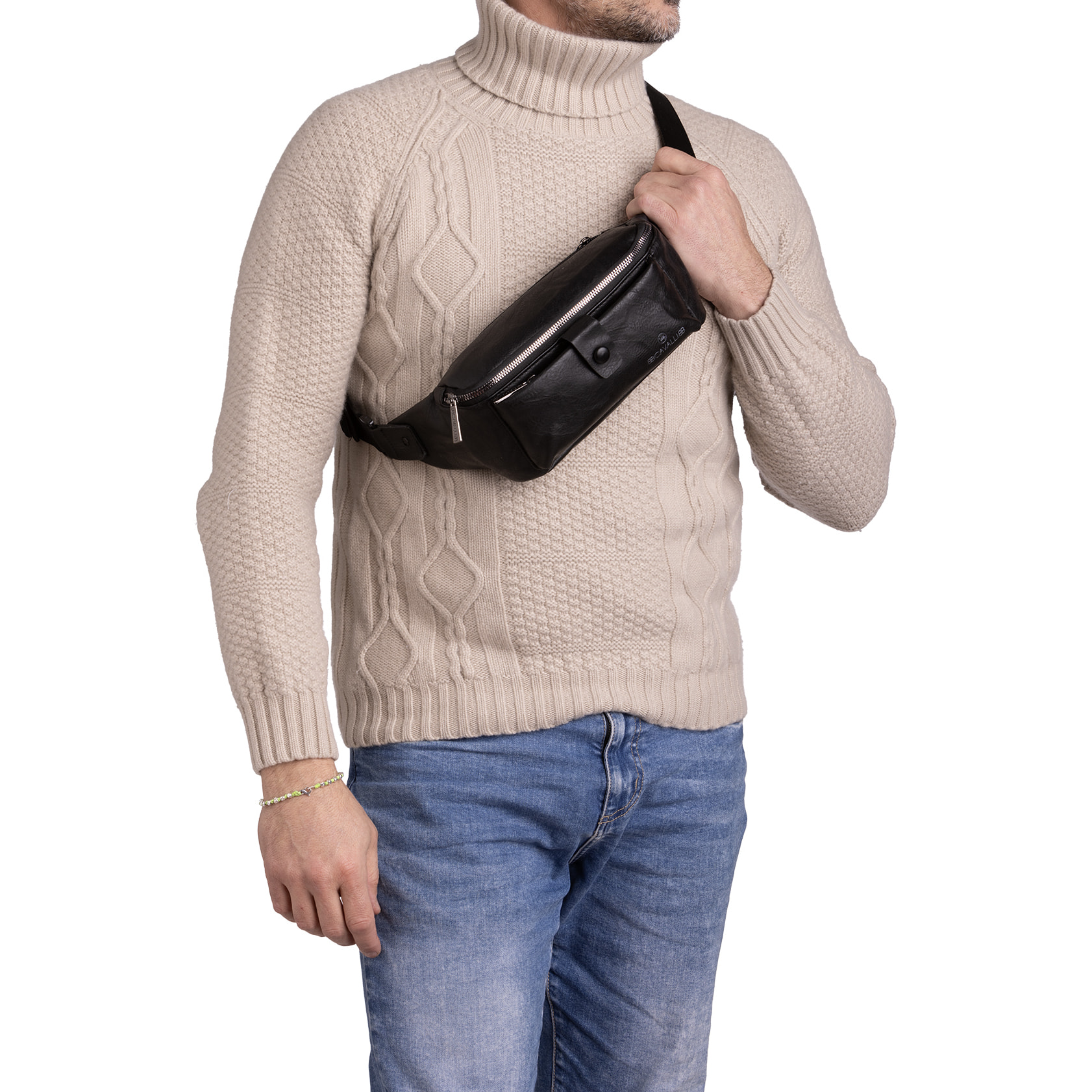 Marsupio  da uomo Textile Polyester 40x12x12 cm