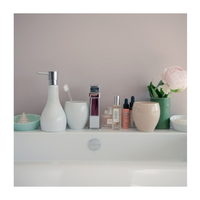 Distributeur de savon porcelaine BALI Blanc Spirella