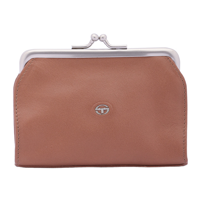 Portafoglio  da donna In Vera pelle Made in Italy 13x9x5 cm