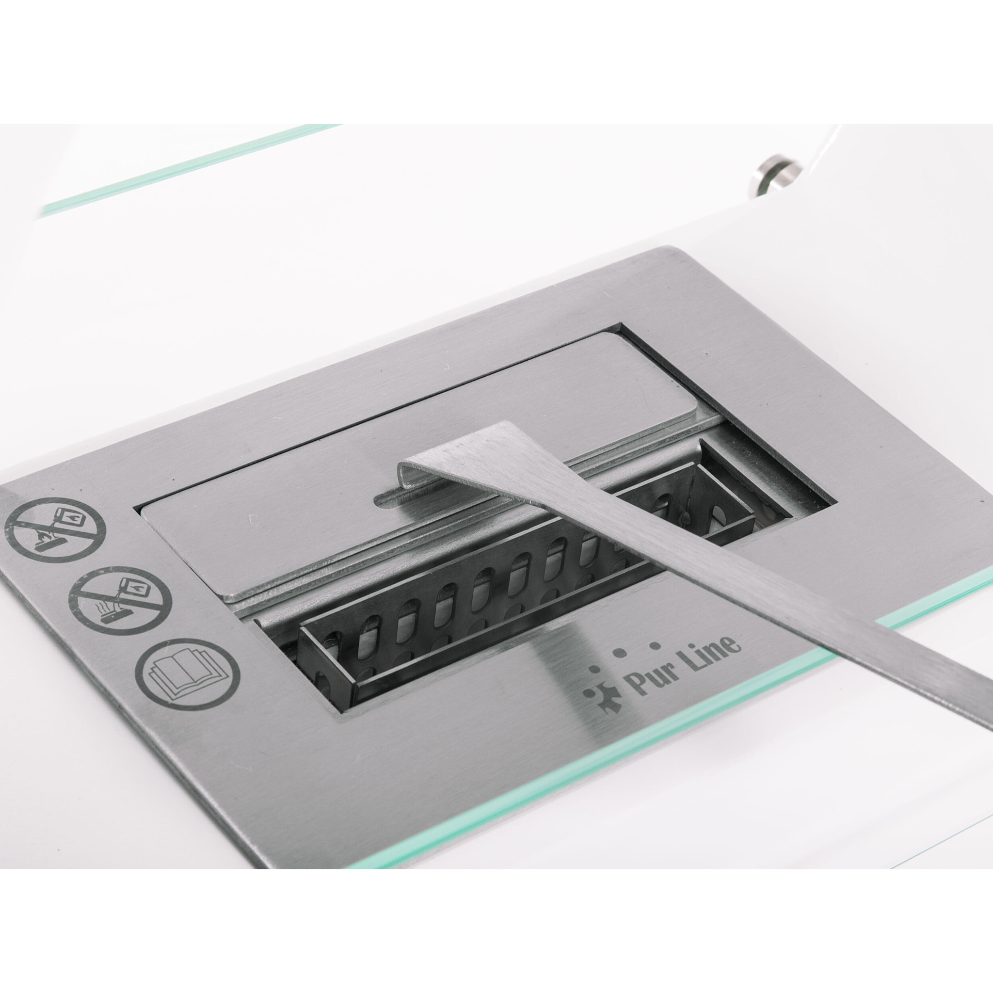 Cheminée à l'éthanol en acier avec flamme réglable