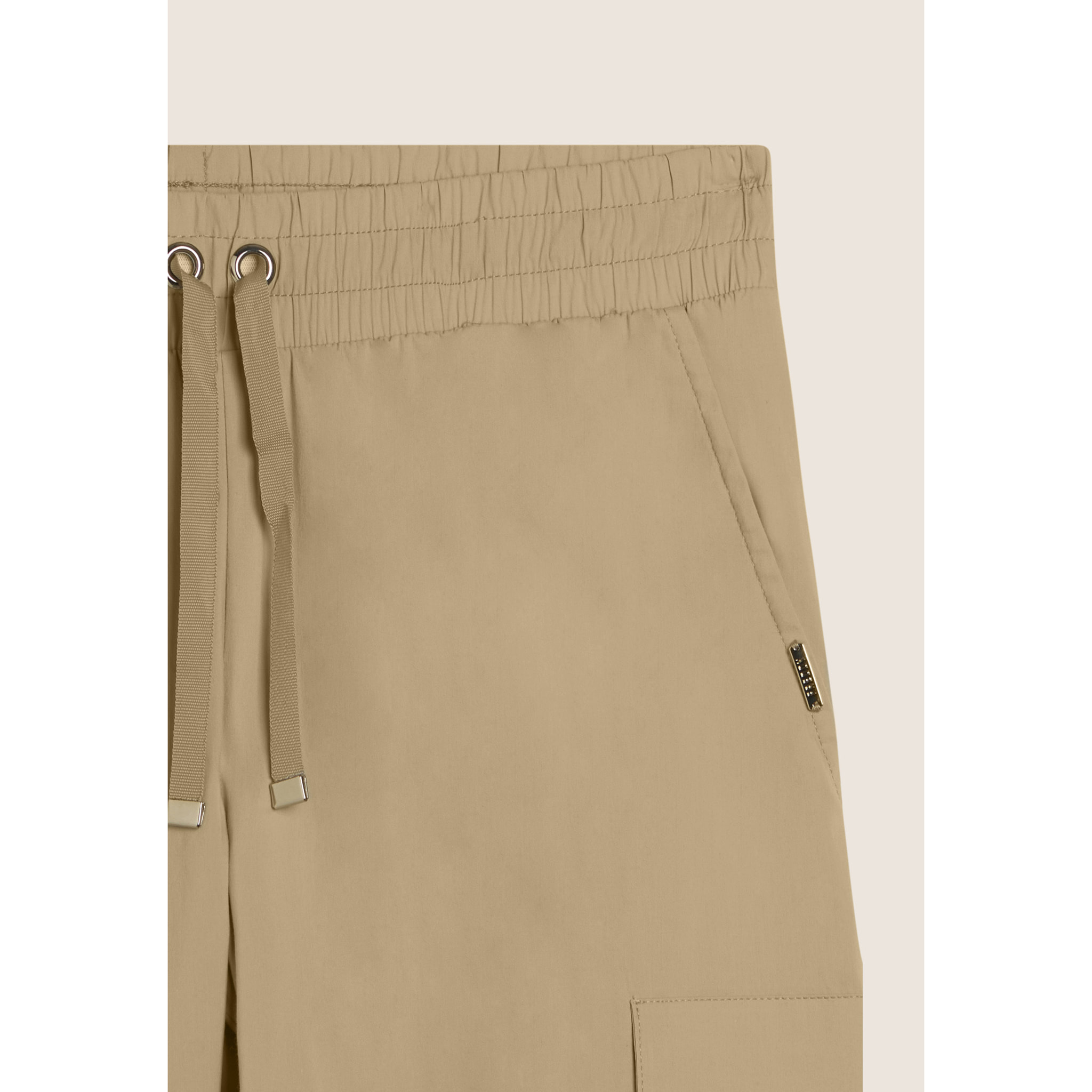 Pantaloni Cargo in Popeline elasticizzato