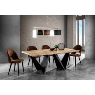 Tomasucci table fixe CLEFT OAK Multicolore