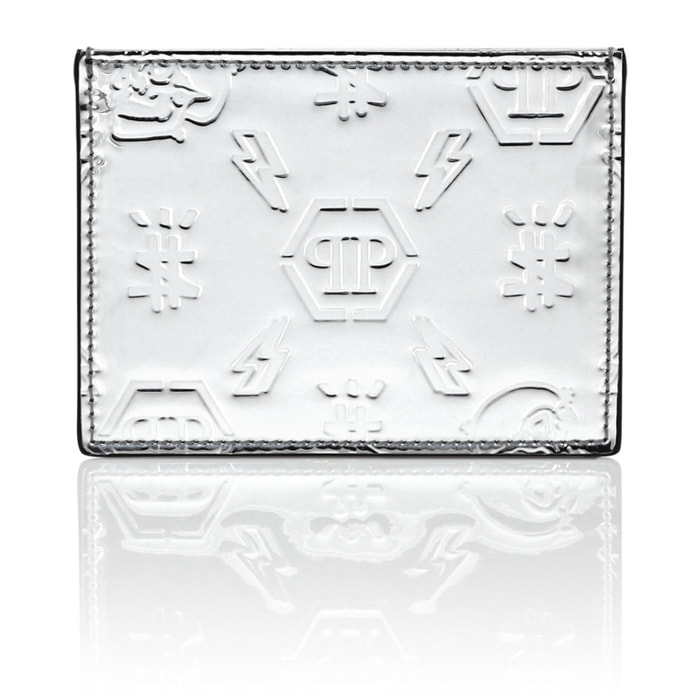 PHILIPP PLEIN Porta carte di credito MONOGRAM