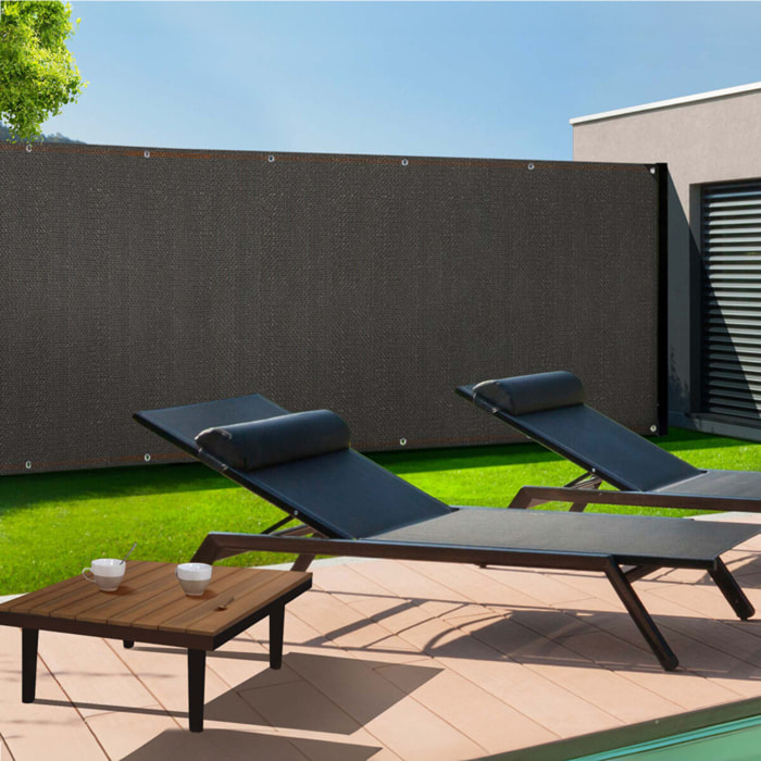 Brise vue occultant uni gris - Plusieurs modèles