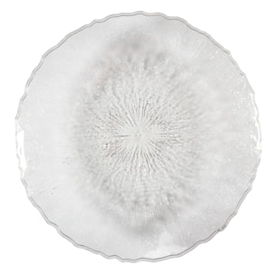 Grand Plateau Rond Plastique D42.5cm Sabah