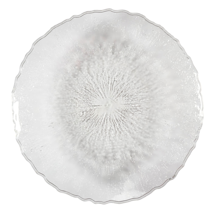 Grand Plateau Rond Plastique D42.5cm Sabah