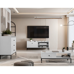 Filipo - commode - blanc - 80 cm - Blanc