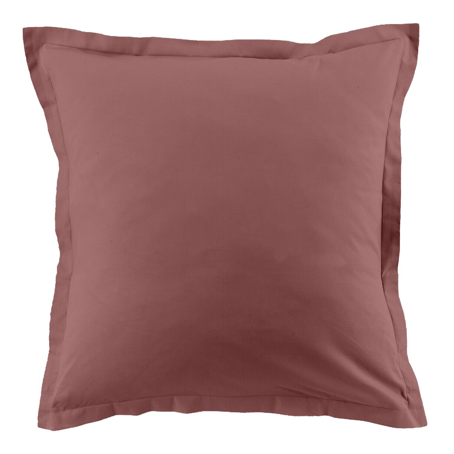 Paire de taie d'oreiller 100%coton 57fils/2 tomette