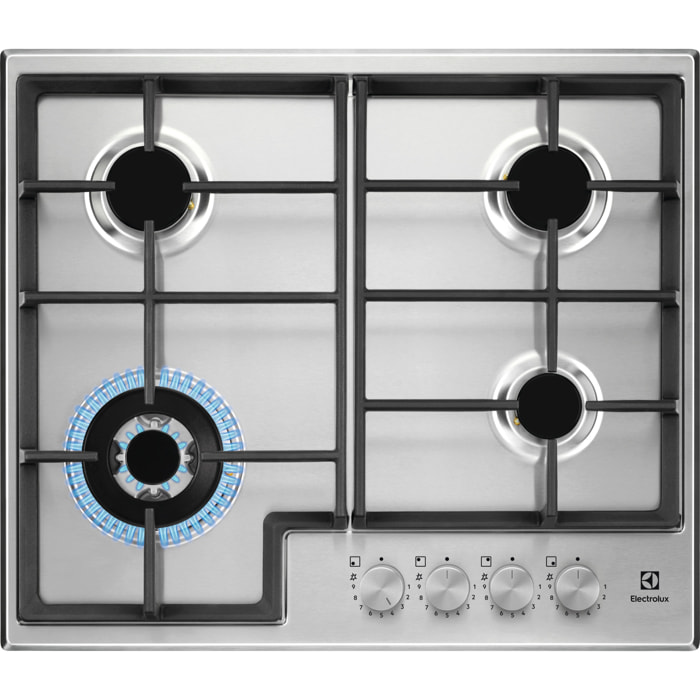 Electrolux Piano cottura a gas Serie 300 Slim Line 60cm EGS64362X
