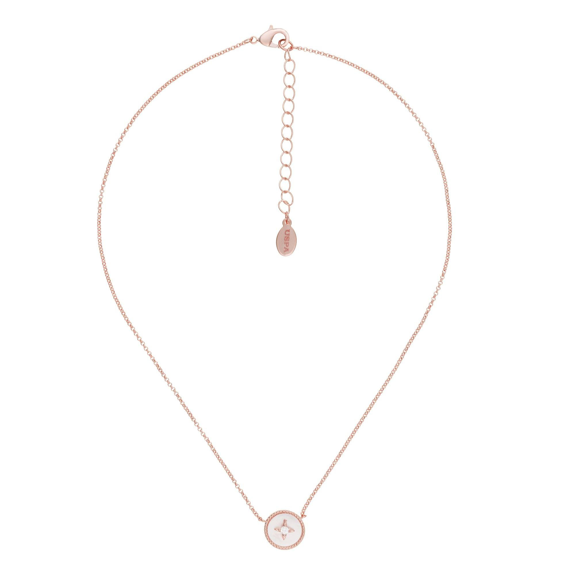 Collana U.S. Polo Assn. In metallo placcato oro rosa