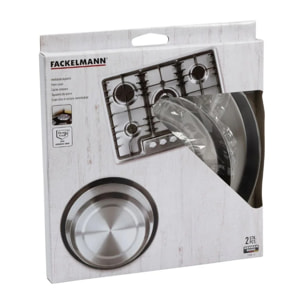 Set de deux caches pour plaques de cuisson Fackelmann