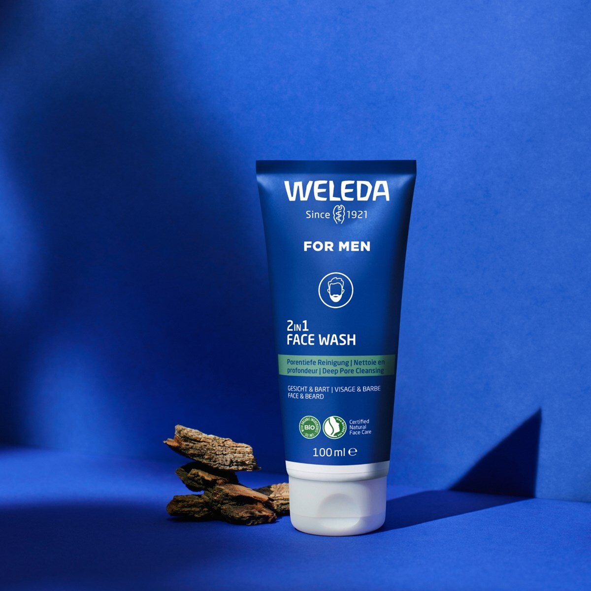 WELEDA -  Gel nettoyant visage 2in1 100ml + Gel Douche 3in1 Active Fresh 200ml