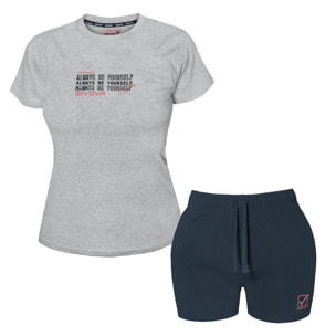 Completo Homewear Donna Corto GIVOVA Cotone