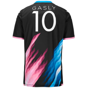 Kappa - Camisetas de juego Niño Negro - Kombat 2024 Gasly Alpine F1
