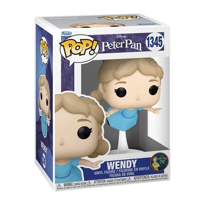 Peter Pan 70th Funko POP Disney Vinile Figura Wendy 9 cm